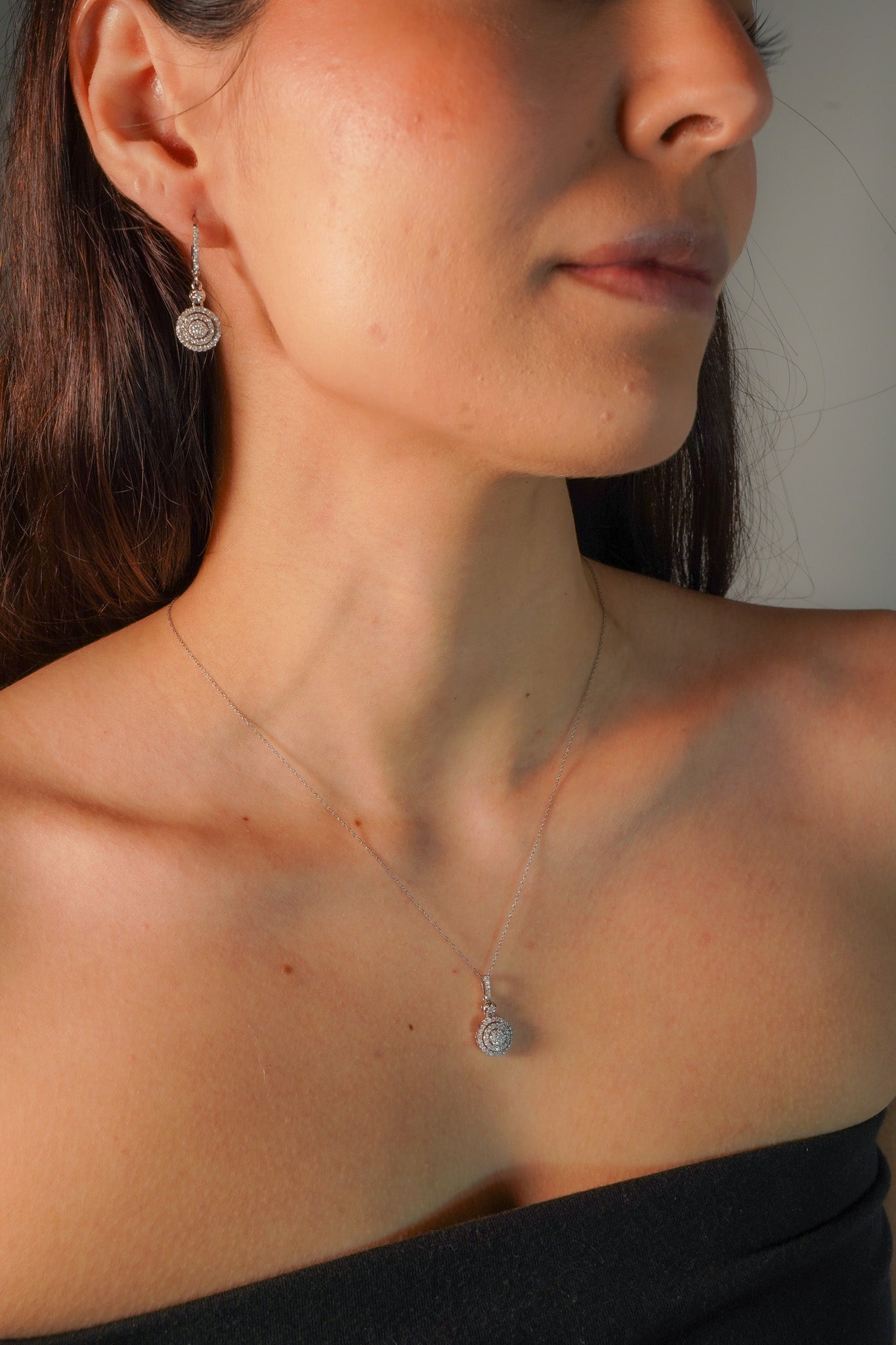 Circle Dangle Earing