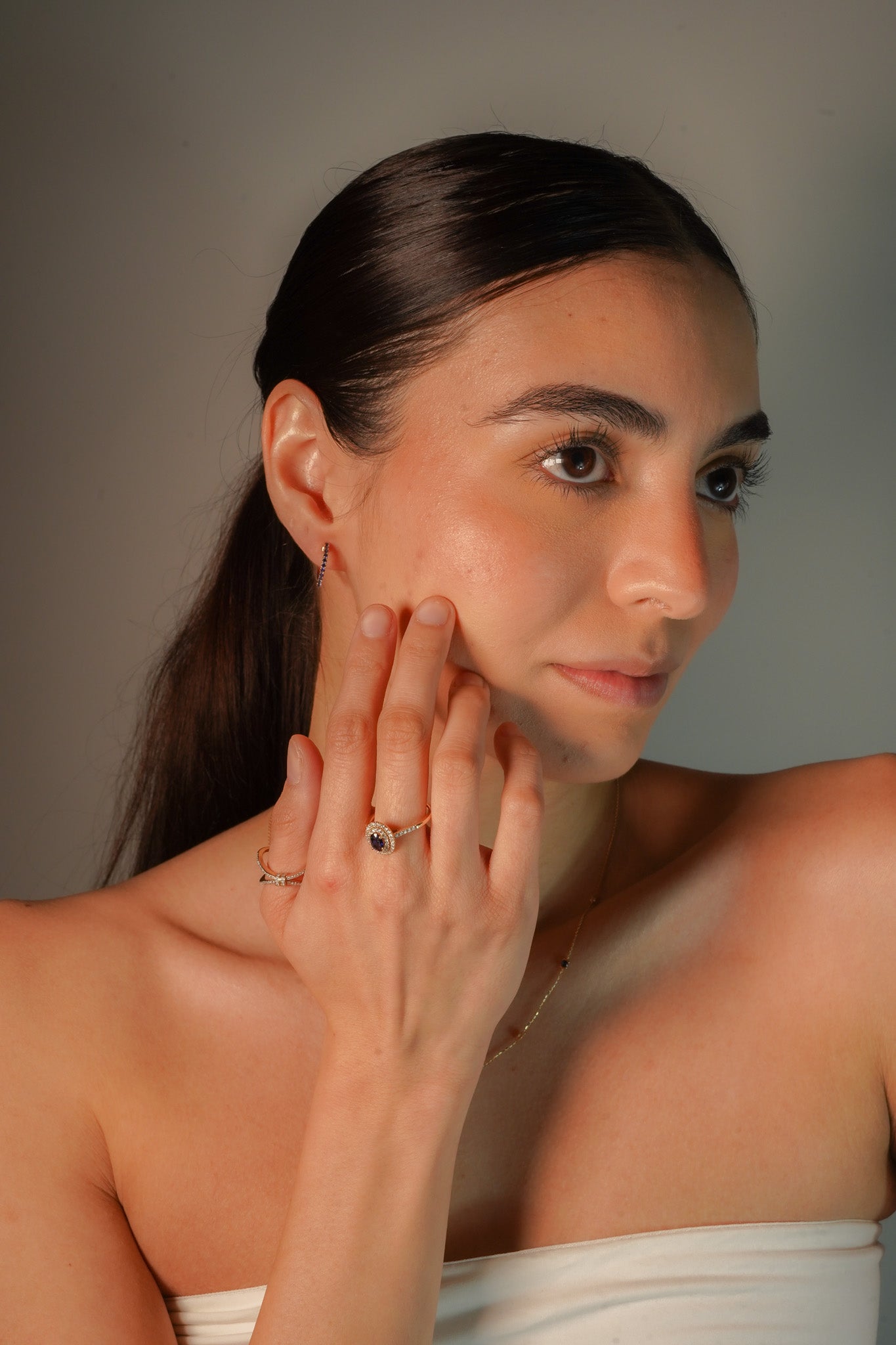 Oval Cut Sapphire Ring