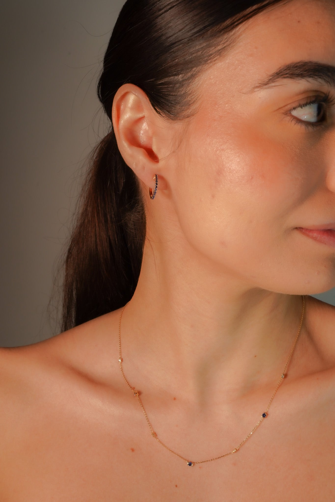 Blue Sapphire Necklace