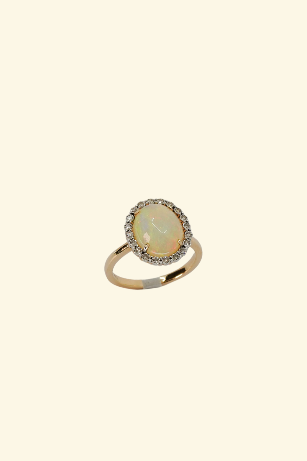 Single Crown Opal Ring