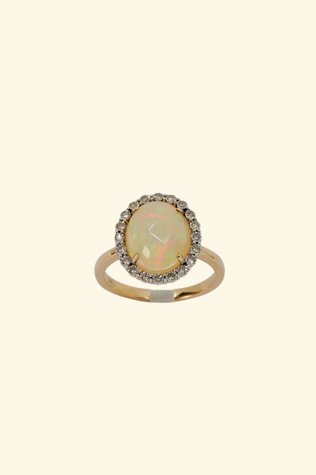 Single Crown Opal Ring