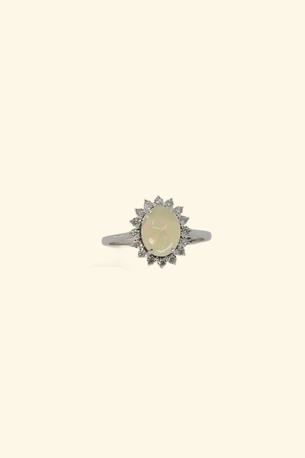 Flower Crown Opal Ring