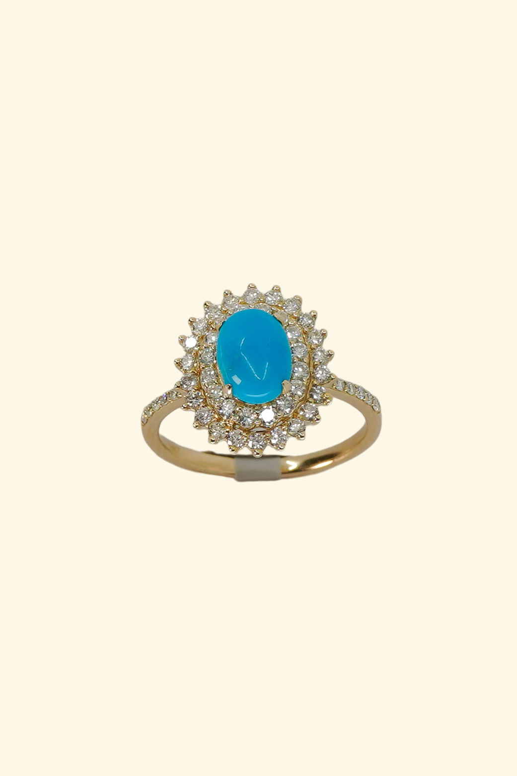 Double Row Turquoise Ring