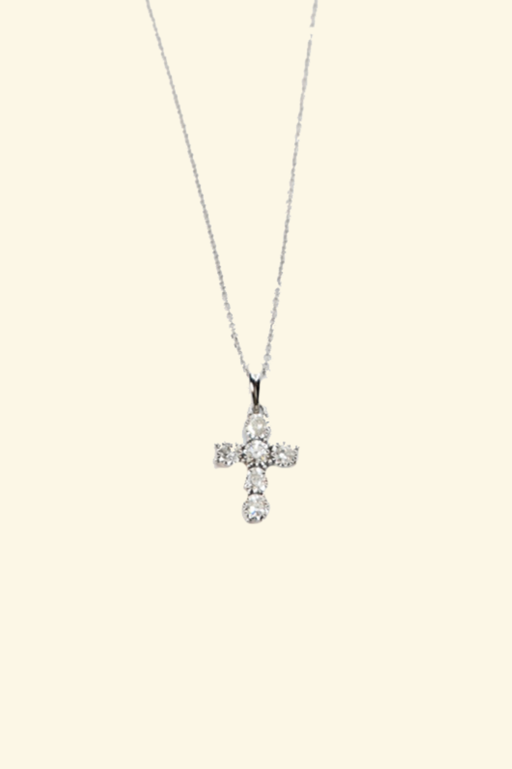 Diamond Cross Pendent