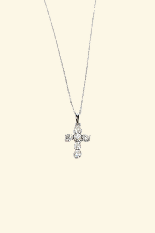 Diamond Cross Pendent