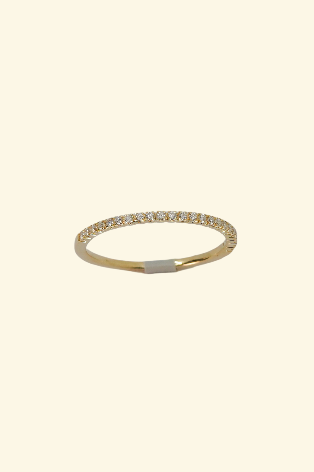 Half-Bump Diamond Lady´s Ring - S