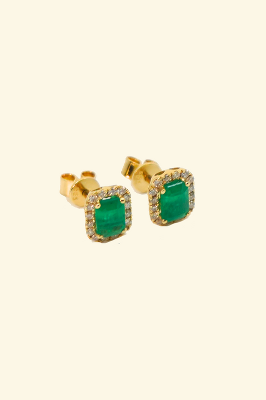 Emerald Stud Earring