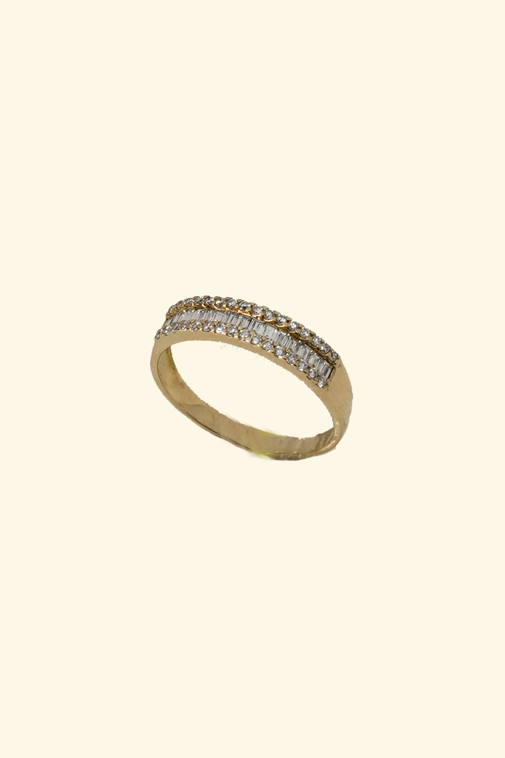 Baguette Line Ring