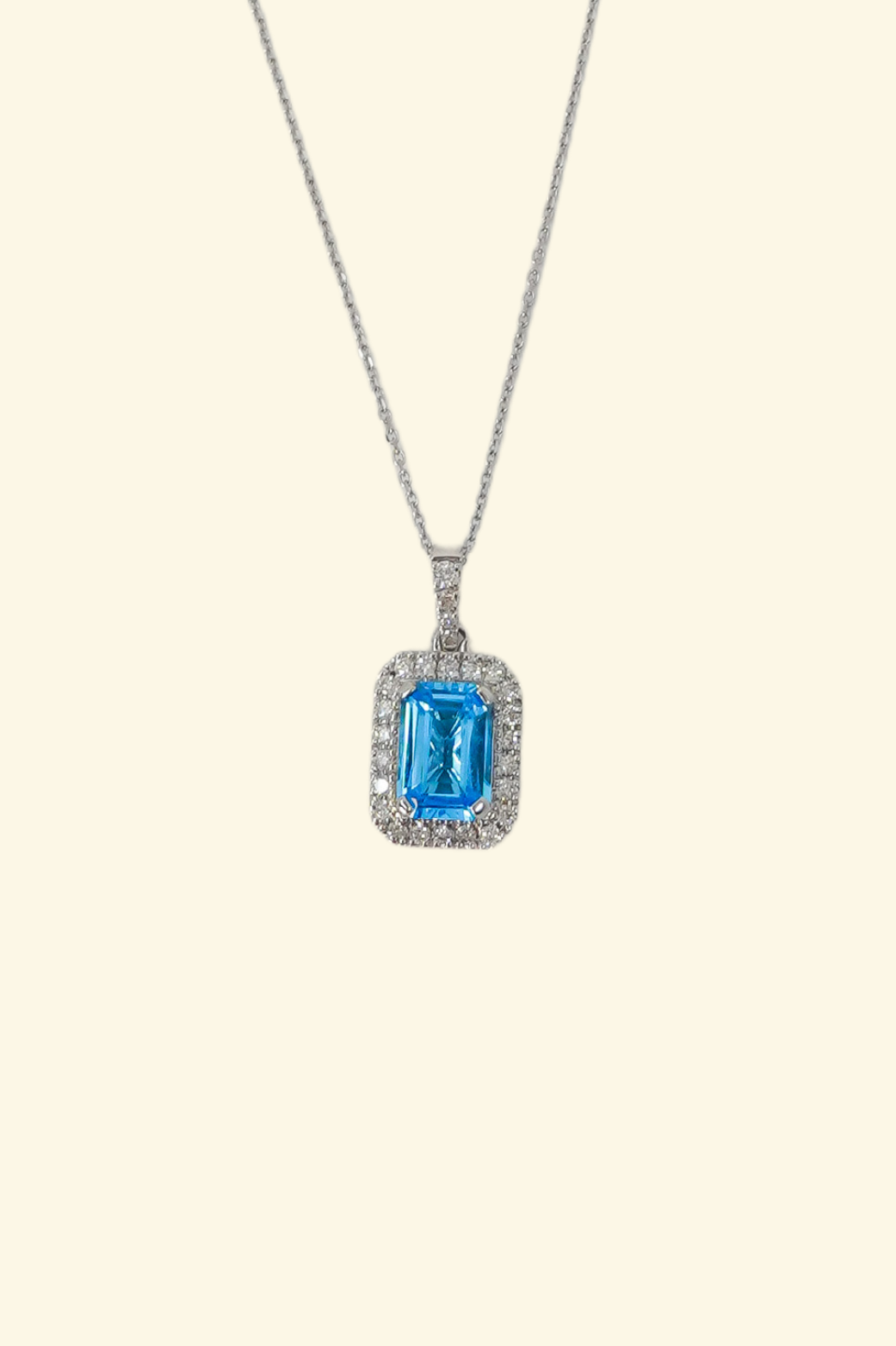 Blue Topaz Pendant