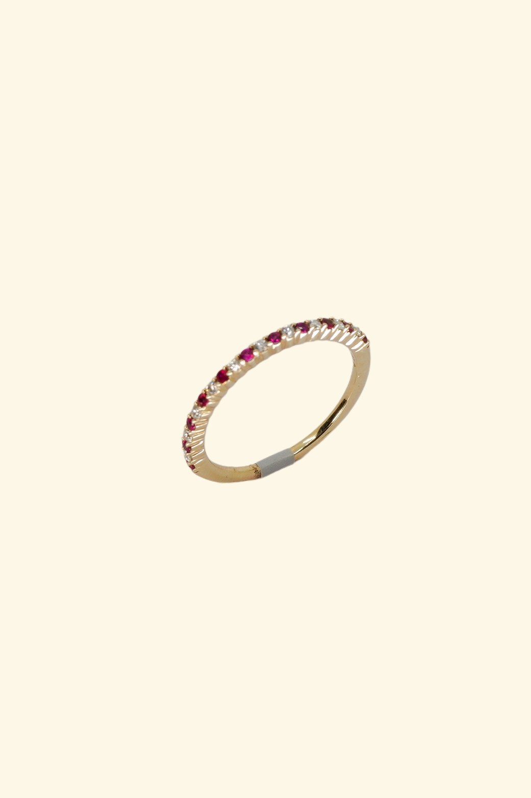 Gold Ruby Lady´s Band - M