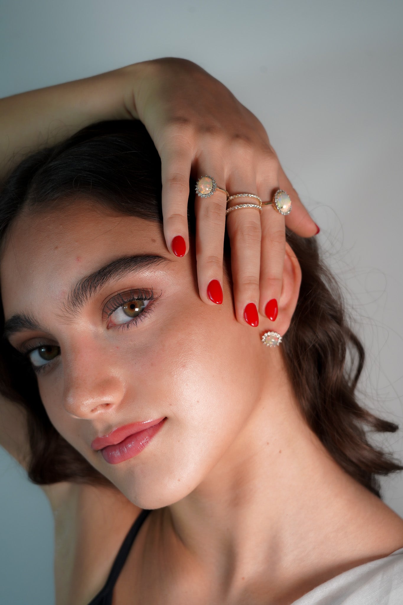 Flower Crown Opal Ring