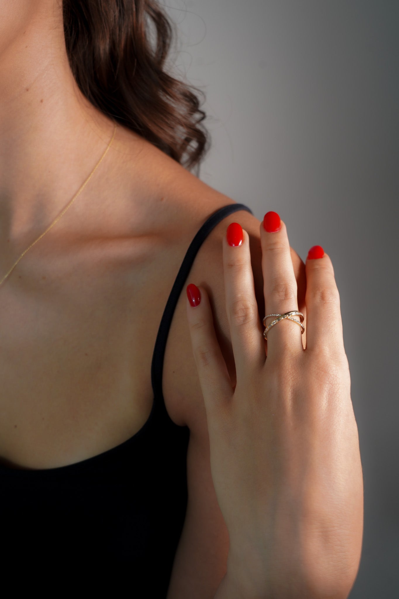 Round & Baguette Rows Ring