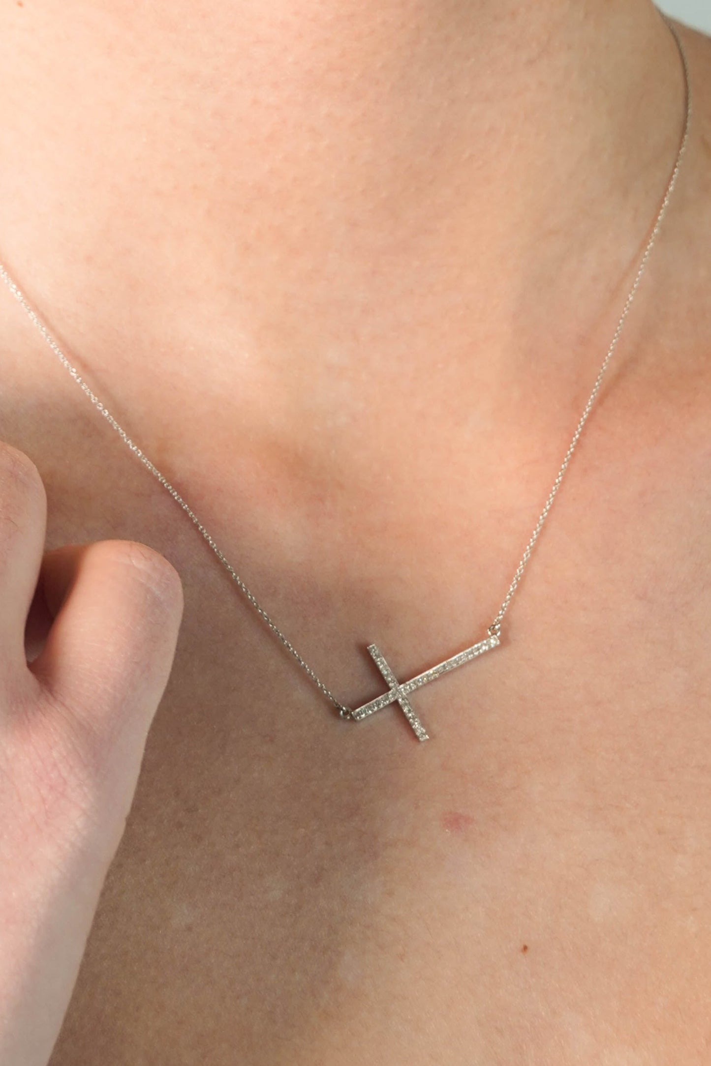 Diamond Cross Necklace