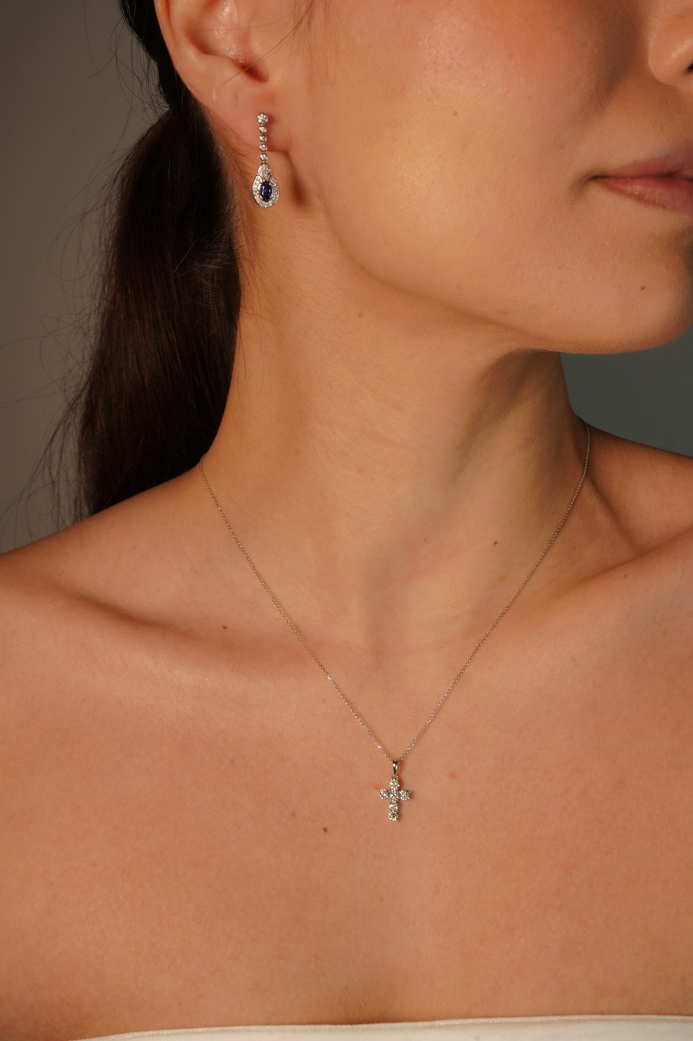 Diamond Cross Pendant